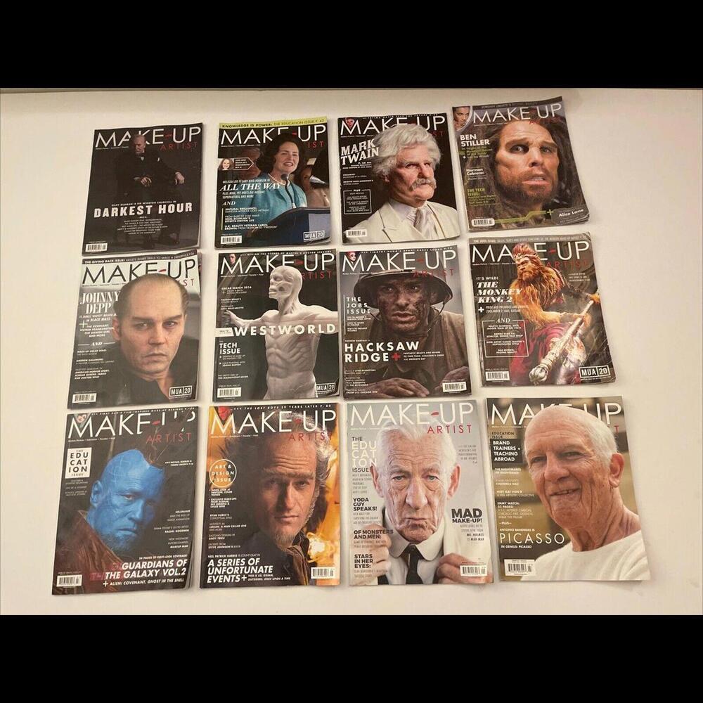 🌟Make-up Artist Magazine (12) Issue Lot Issues 112 , 120 , 132 Etc..